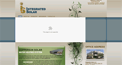 Desktop Screenshot of integratedsolar.com
